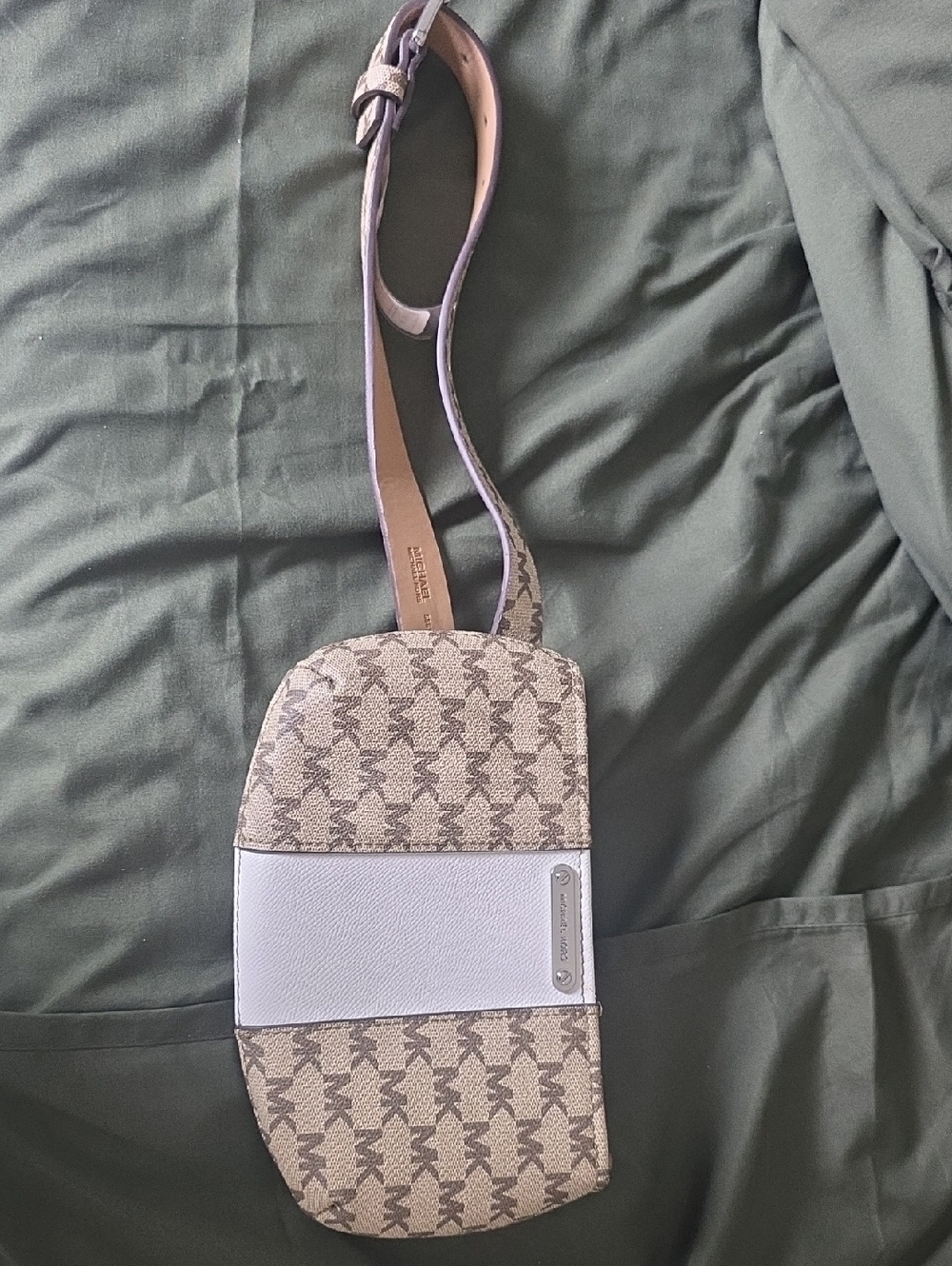 Michael Kors Beige Fanny Pack Belt Bag Small/ Medium